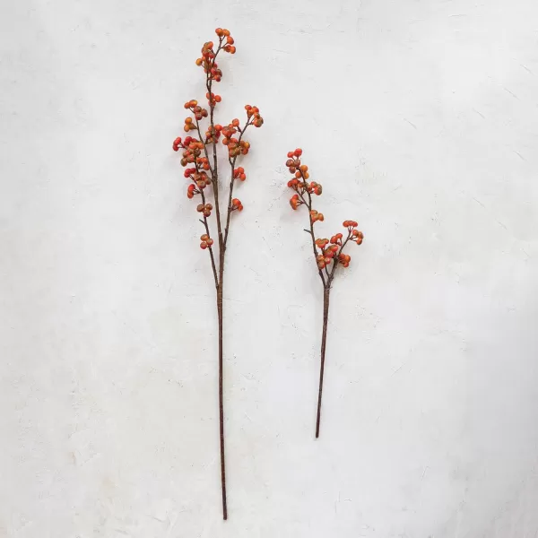 imageCreative CoOp Faux Berry Stem Decor Orange