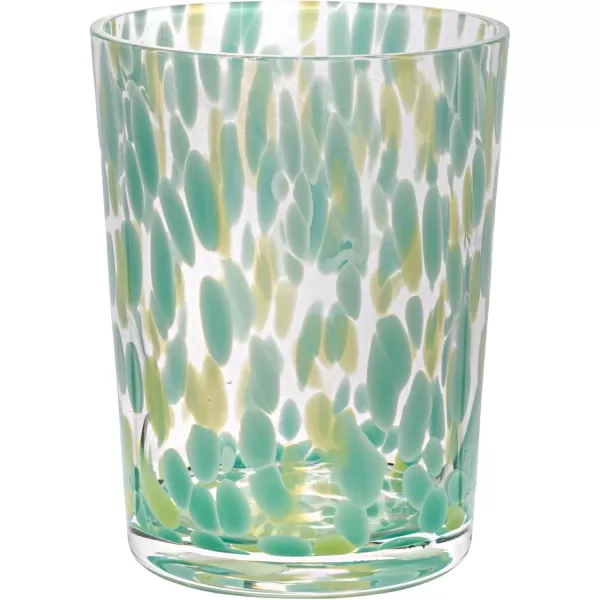 imageCreative CoOp Round Glass Drinking Glass with Various Styles Multicolor Set of 4