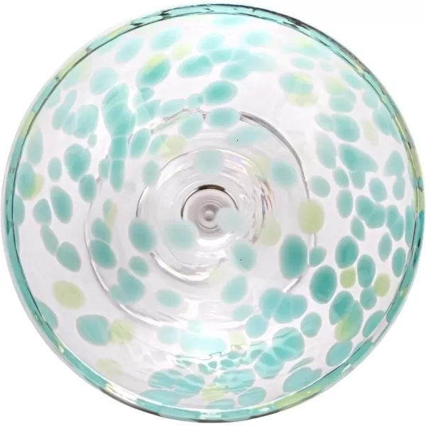 imageCreative CoOp Round Stemmed Champagne Coupe Glass Multicolor Set of 4