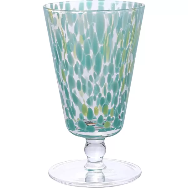 imageCreative CoOp Round Stemmed Glass Drinking Glass Multicolor Set of 4
