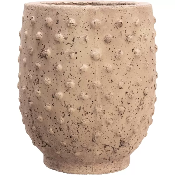 imageCreative CoOp Sandstone Hobnail Distressed Finish Planter Pot 8quot L x 8quot W x 9quot H Beige
