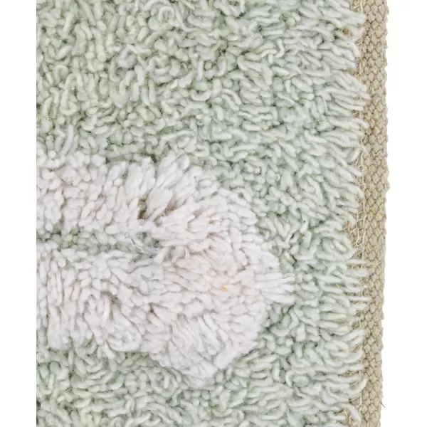 imageCreative CoOp Splish Splash Embroidered Cotton Blend Bath Mat with Tassels