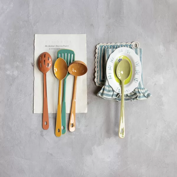 imageCreative CoOp Stainless Steel Utensil Set Multicolor Set of 4