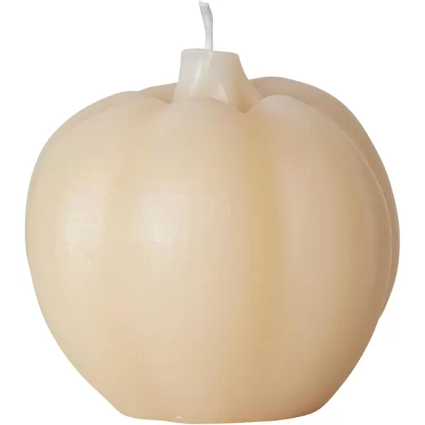 imageCreative CoOp Tall Unscented Squash Shaped Candle OrangeCream