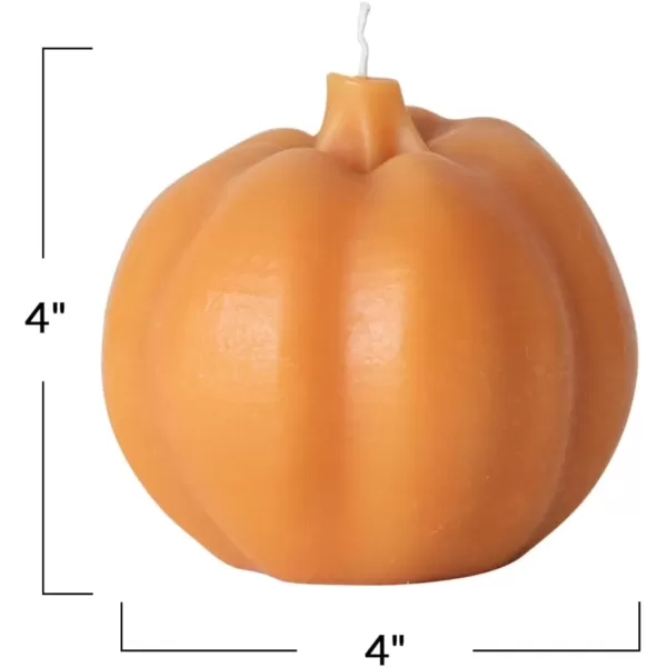 imageCreative CoOp Tall Unscented Squash Shaped Candle OrangeOrange