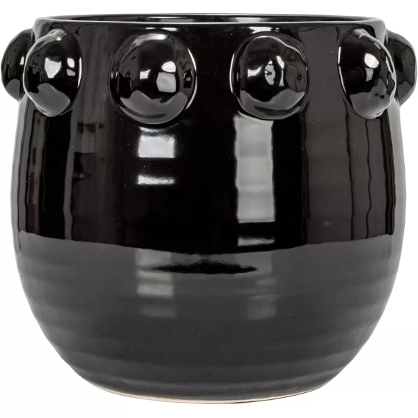 imageCreative CoOp TerraCotta Planter with Raised Dots Matte TerracottaBlack