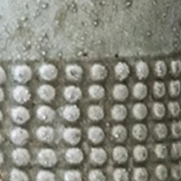 imageCreative CoOp Terracotta Hobnail Planter with Organically Shaped Edge Distressed Light Blue