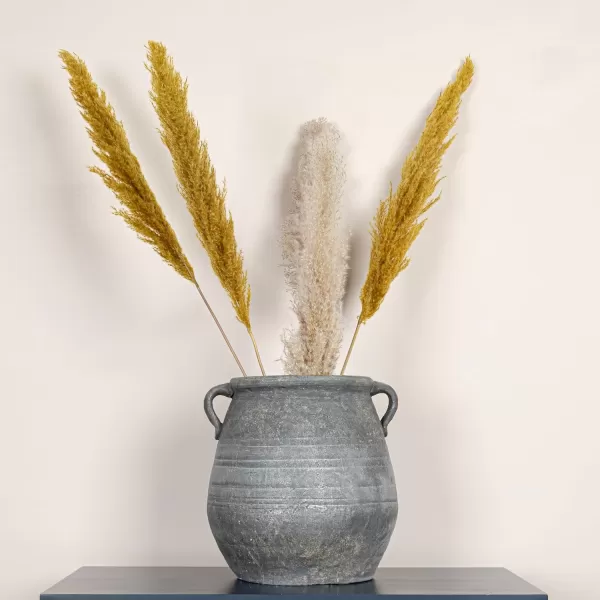 imageCreative CoOp Whitewashed TerraCotta Urn GreyGrey
