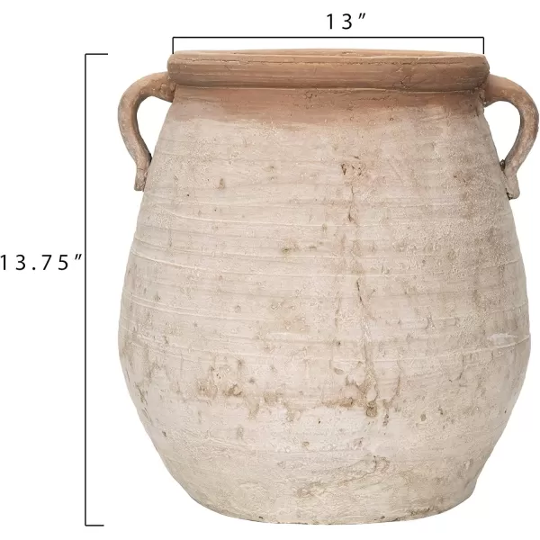 imageCreative CoOp Whitewashed TerraCotta Urn GreyTerracotta