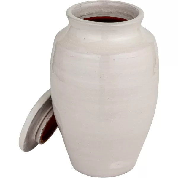imageMedium Round White Terracotta Cachepot12 Inch