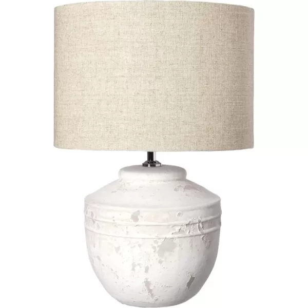 imageCreative CoOp 1925 in Cement Linen Shade Table Lamp Distressed OffWhite