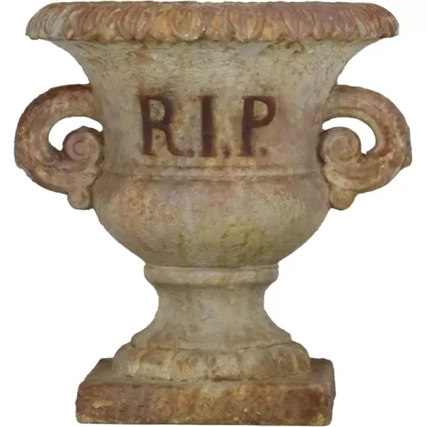 imageCreative CoOp Magnesia Ice Bucket Planter with Metal Liner RIP and Heavily Distressed Finish Cream and Rust