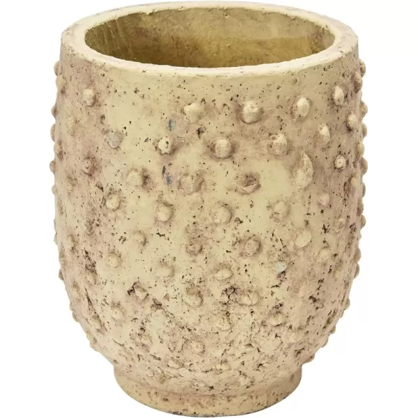 imageCreative CoOp Sandstone Hobnail Distressed Finish Planter Pot 8quot L x 8quot W x 9quot H Beige