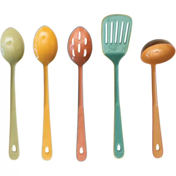 imageCreative CoOp Stainless Steel Utensil Set Multicolor Set of 4