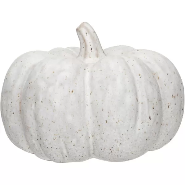 imageCreative CoOp Stoneware Pumpkin Decor with Reactive Glaze Cream