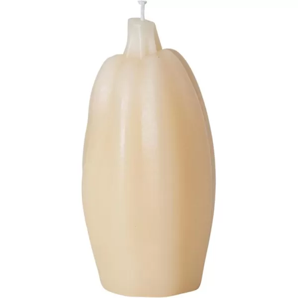imageCreative CoOp Tall Unscented Squash Shaped Candle OrangeCream