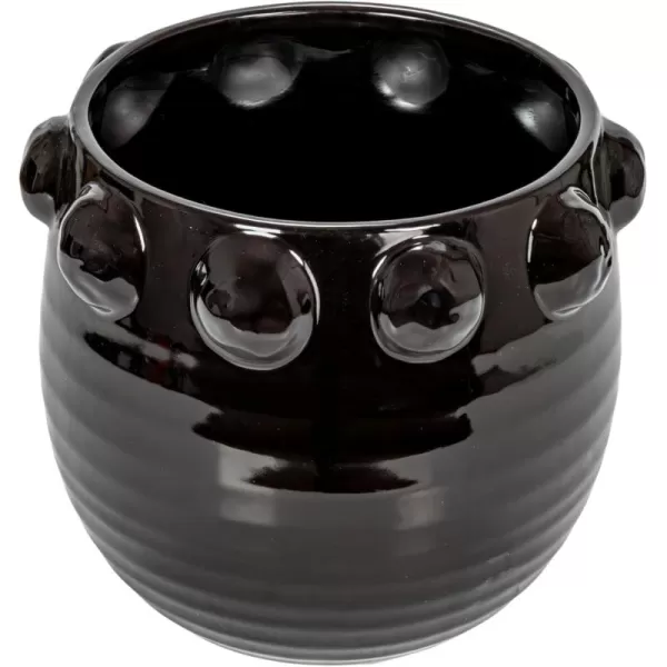 imageCreative CoOp TerraCotta Planter with Raised Dots Matte TerracottaBlack