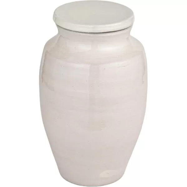 imageMedium Round White Terracotta Cachepot12 Inch