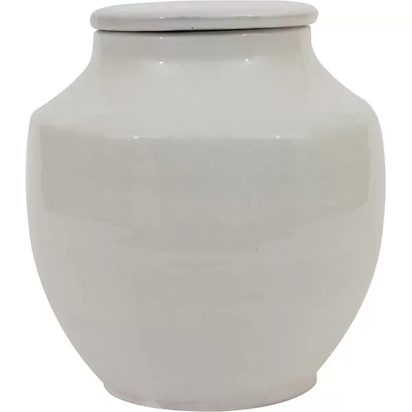 imageMedium Round White Terracotta Cachepot8 Inch