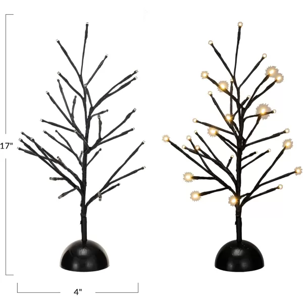 imageCreative CoOp Metal Tree with 32 LED Lights Black