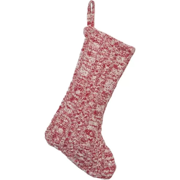 imageCreative CoOp 20quot Mlange Cotton Knit Stocking