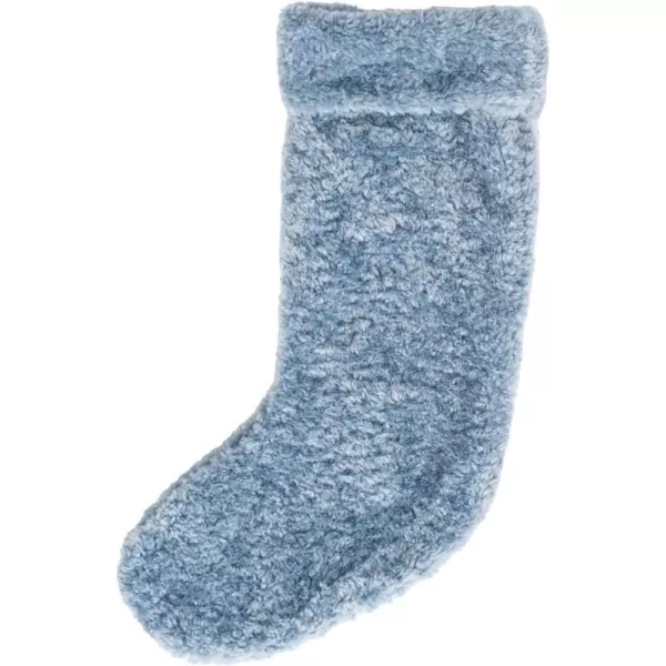 imageCreative CoOp Blue Faux Sherpa Stocking