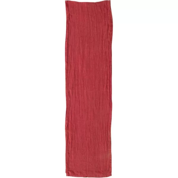 imageCreative CoOp Stonewashed Linen Table Runner Red