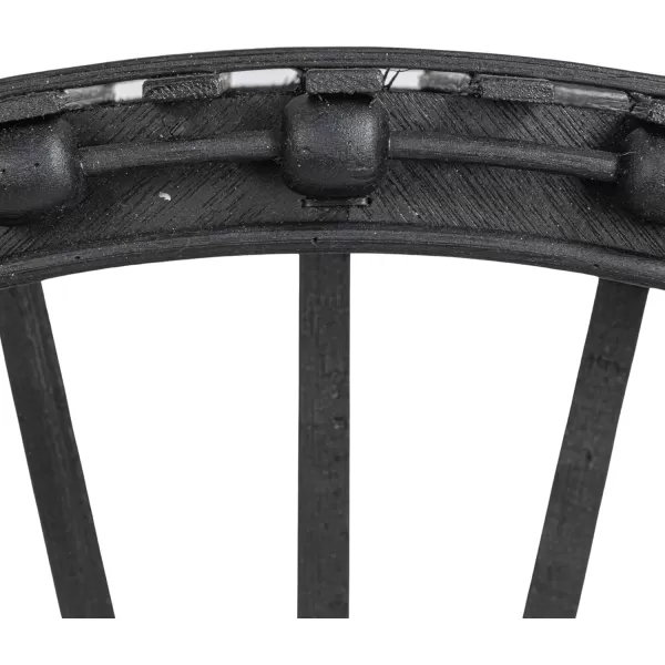 imageCreative CoOp Arched Bamboo and Wood Wall Shelf Black