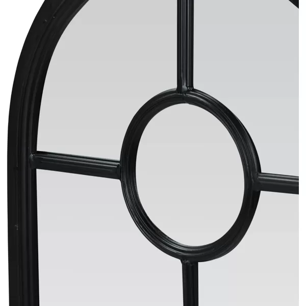 imageCreative CoOp Arched Mirror with Distressed Black Metal Frame