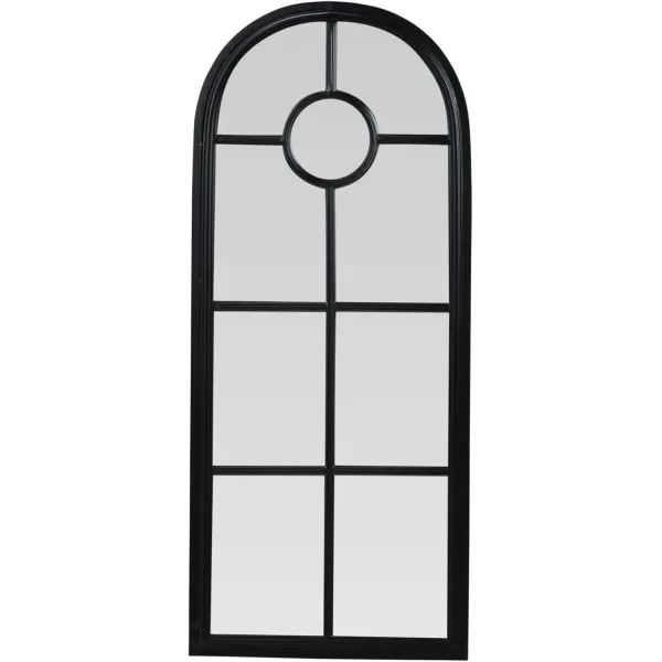 imageCreative CoOp Arched Mirror with Distressed Black Metal Frame