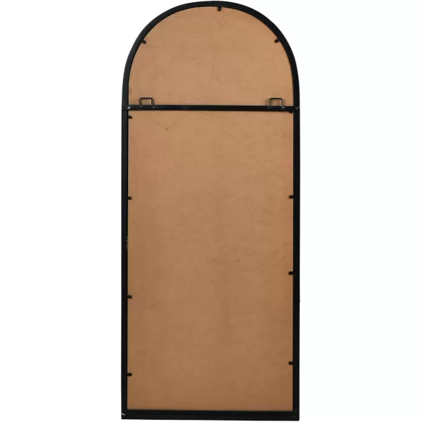imageCreative CoOp Arched Mirror with Distressed Black Metal Frame