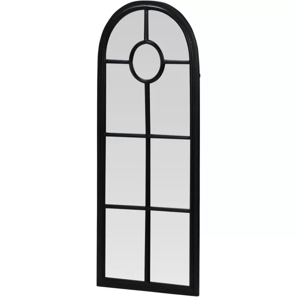 imageCreative CoOp Arched Mirror with Distressed Black Metal Frame