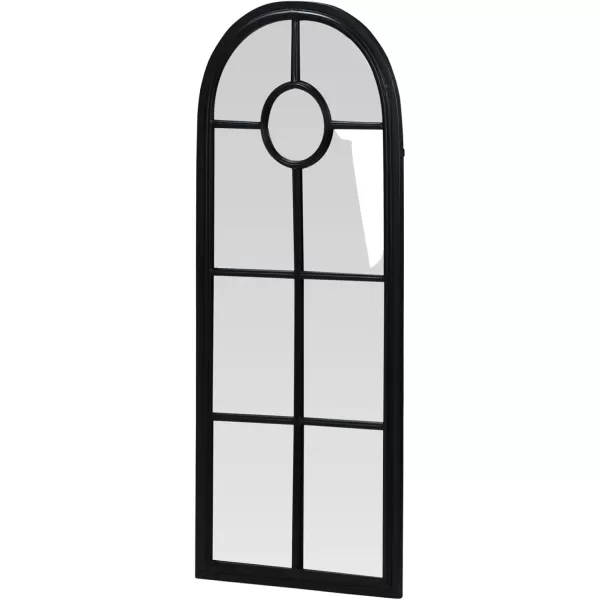 imageCreative CoOp Arched Mirror with Distressed Black Metal Frame