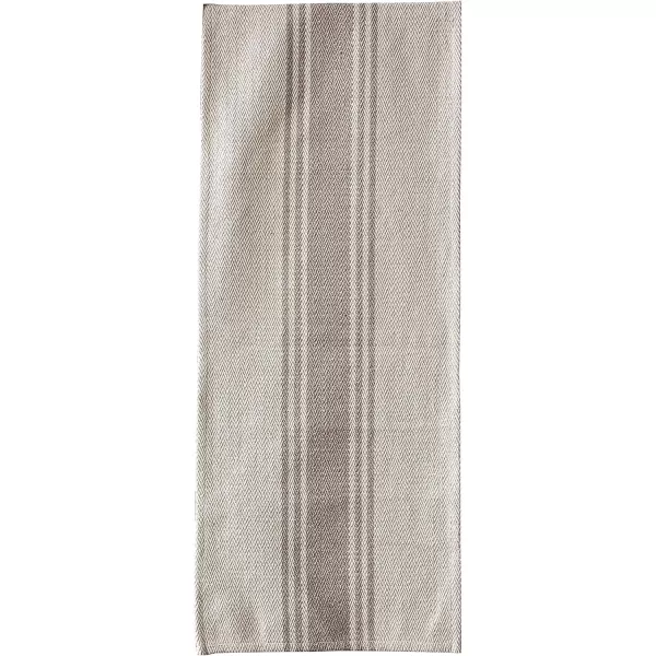 imageCreative CoOp Canvas Table Runner with Khaki Stripes