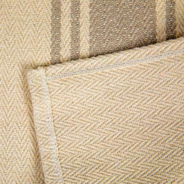 imageCreative CoOp Canvas Table Runner with Khaki Stripes