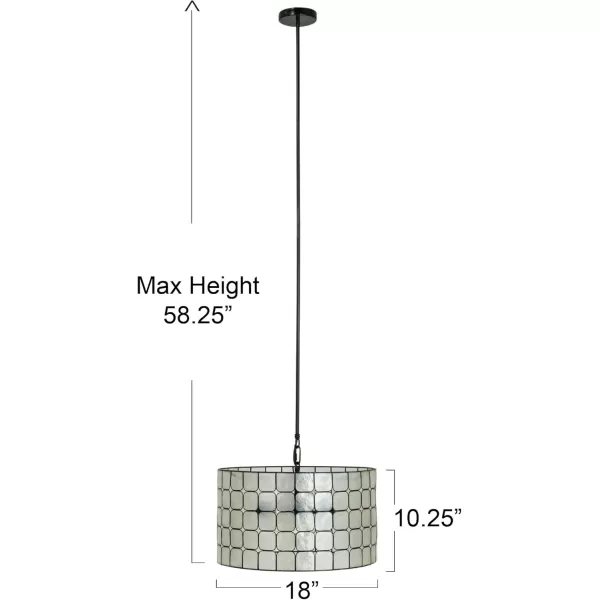 imageCreative CoOp Capiz Shell Pendant Lamp Black