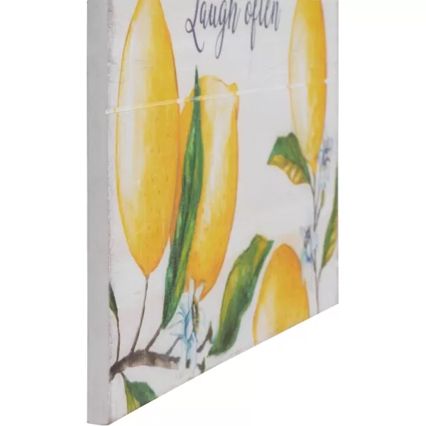 imageCreative CoOp Gather in Our Kitchen Wood Wall Dcor with Lemons
