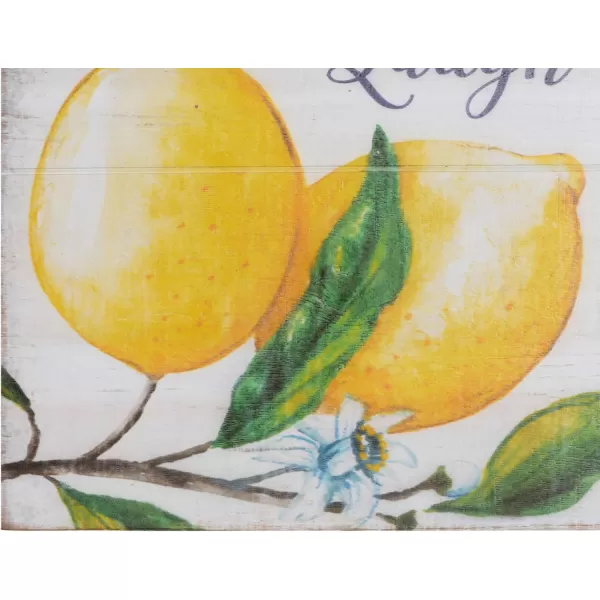 imageCreative CoOp Gather in Our Kitchen Wood Wall Dcor with Lemons