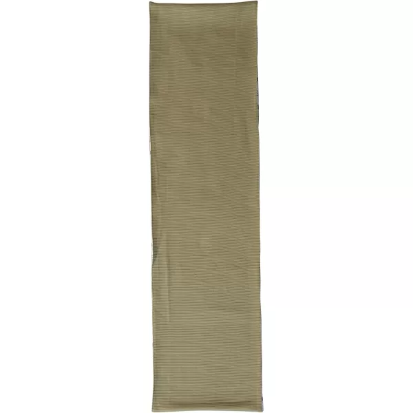 imageCreative CoOp Plaid TwoSided Stonewashed Cotton Double Cloth Table Runner with Cotton Back White and Green