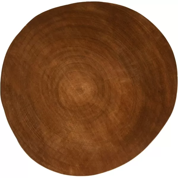 imageCreative CoOp Small Paulownia Wood Pedestal with Metal LegsDark Brown