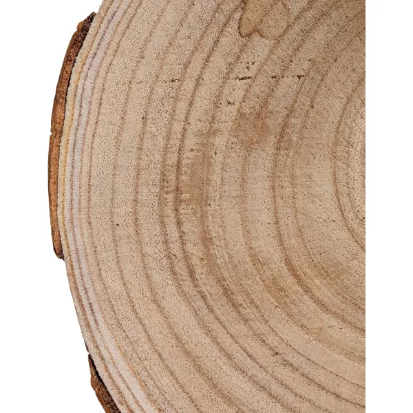 imageCreative CoOp Small Paulownia Wood Pedestal with Metal LegsRaw Finish