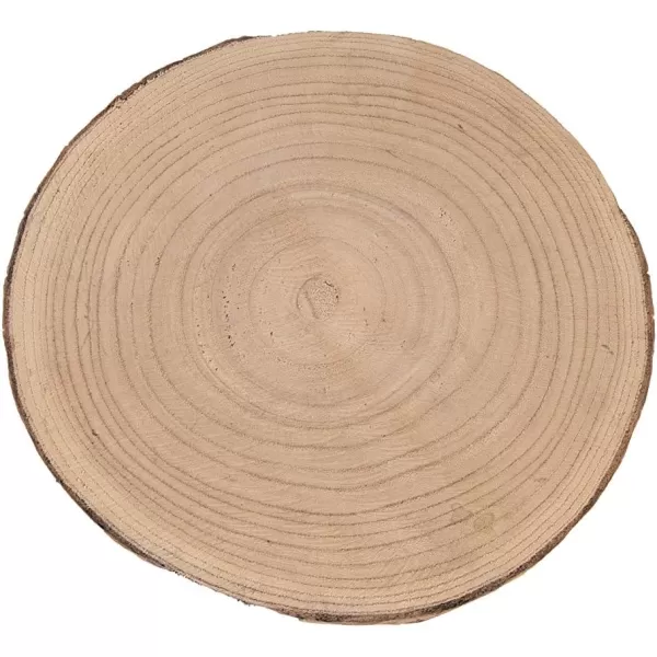 imageCreative CoOp Small Paulownia Wood Pedestal with Metal LegsRaw Finish