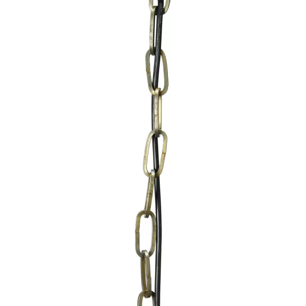 imageCreative CoOp Square Wood and Metal ChandelierBrown