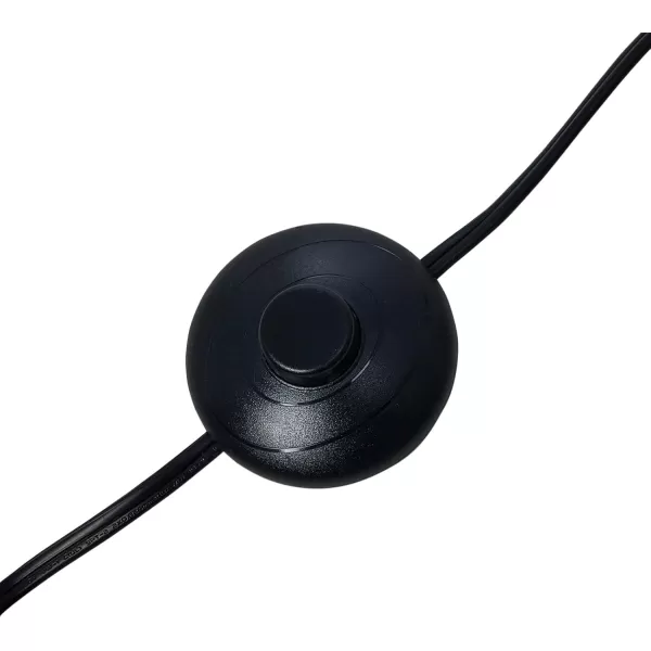 imageCreative CoOp Tripod Style Wood Floor Lamp with Drum ShadeBlack Finish with White Shade