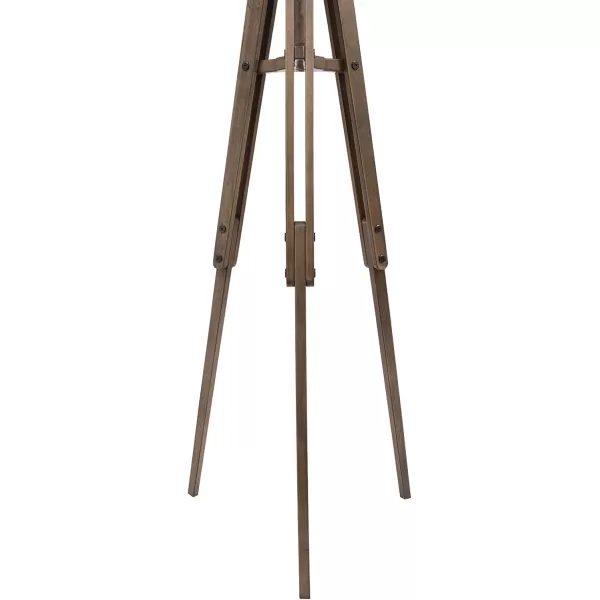 imageCreative CoOp Tripod Style Wood Floor Lamp with Drum ShadeBrown Floor Lamp