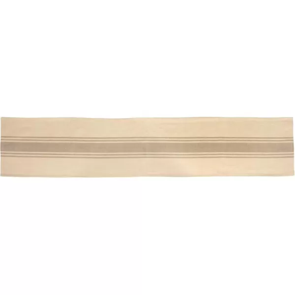 imageCreative CoOp Canvas Table Runner with Khaki Stripes