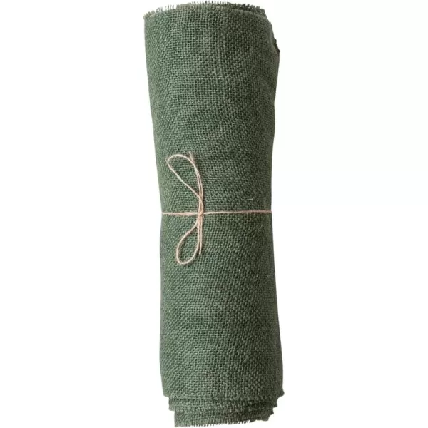imageCreative CoOp Green 6 Yard Woven Torn Jute Fabric Roll