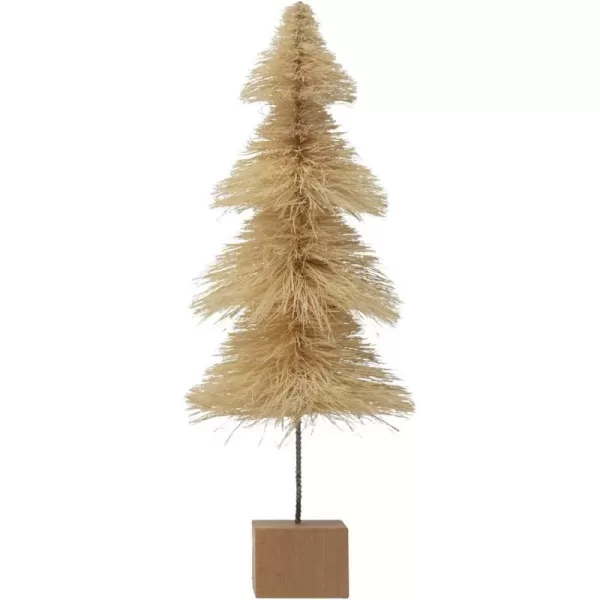 imageCreative CoOp Sisal Bottle Brush Tree with Wood Base Cream