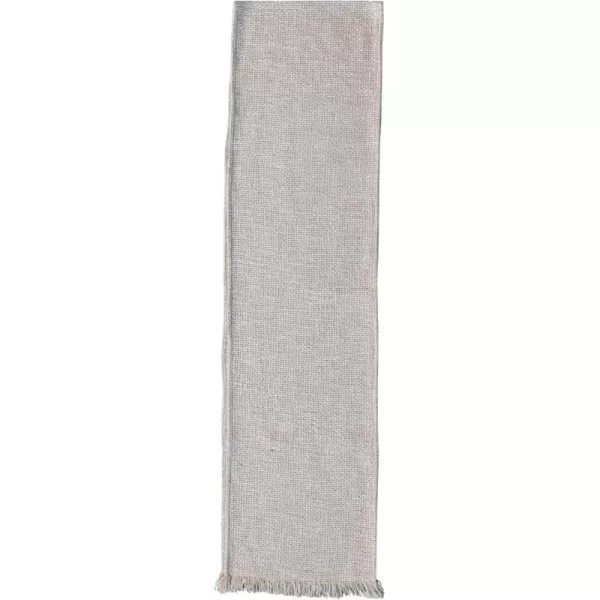 imageCreative CoOp Woven Cotton Table Runner with Metallic Gold Thread and Fringe Natural