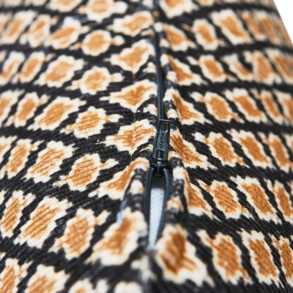 imageCreative CoOp 20quot Square Corduroy Geometric Print Pillow Multi